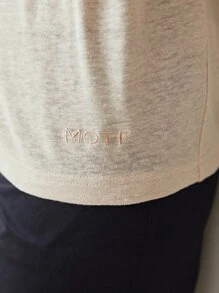 MOTF PREMIUM Camiseta de lino - Albaricoque - Ver 5