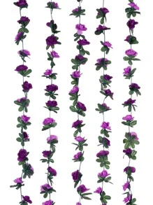 2 cây nho nhân tạo - Màu tím - Xem 3