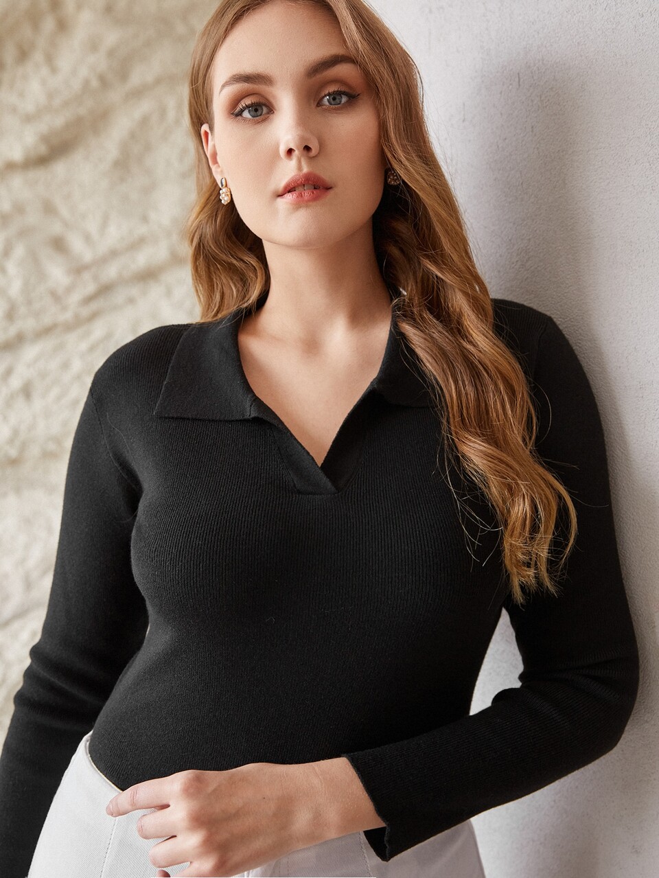 MOTF PLUS WOOL MIX KNIT BODYSUIT
