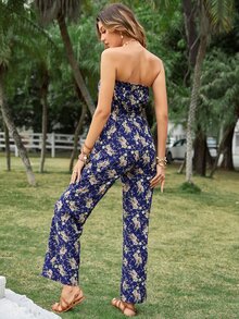 Áo liền quần nữ Hoa Tất cả trên in Boho - Nhiều màu - Xem 2
