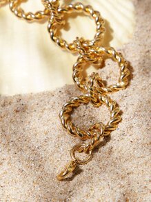 Vòng tay trang trí vòng xoắn - Vàng - Xem 5