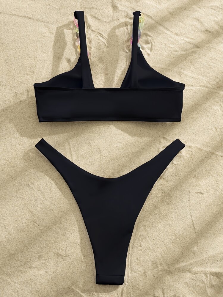 カラフルチェーンリンクノット水着ビキニ | SHEIN JAPAN