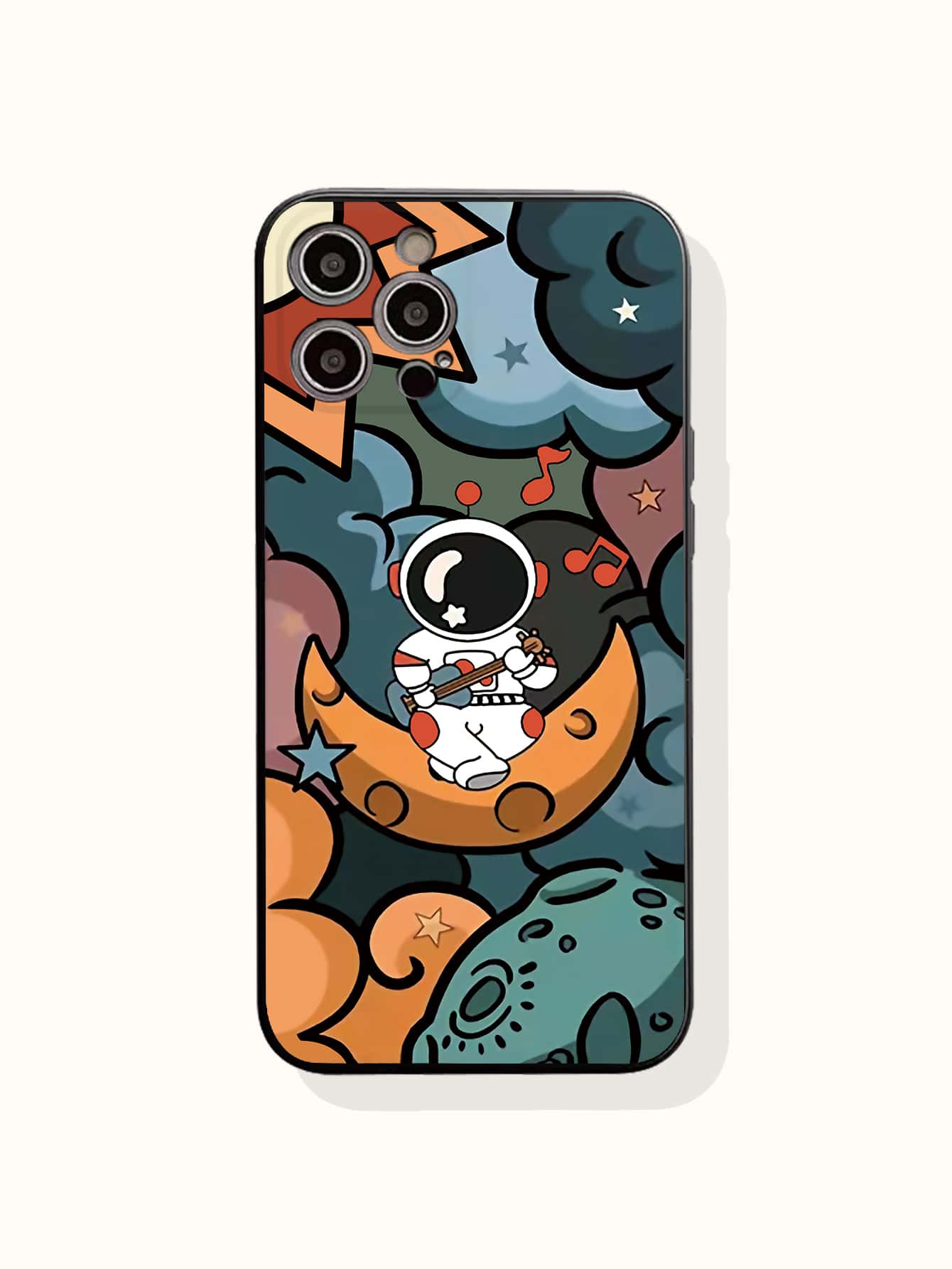 Cartoon astronaut phone case