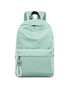 Ba lô Nữ màu trơn Có thể điều chỉnh được Mốt - màu xanh lá - Xem 4