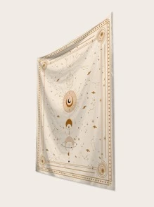 Thảm in hình mặt trăng, Cờ cho phòng, Trang trí phòng, Thảm, Trang trí tường, Nghệ thuật tường, Đồ dùng trong phòng, Cờ cho phòng, Trang trí nhà cửa, Thảm treo tường - Nhiều màu - Xem 3