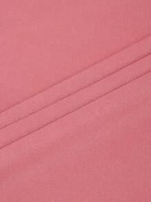 Manfinity Homme 男士字母任務圖案小高領T恤 - 珊瑚粉 - 查看 4