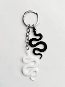 Snake Charm Keychain - Multicolor - View 2