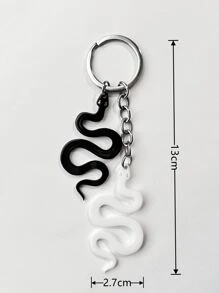 Snake Charm Keychain - Multicolor - View 3