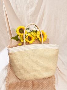 Túi Xách tay Nữ - Màu be - Xem 2