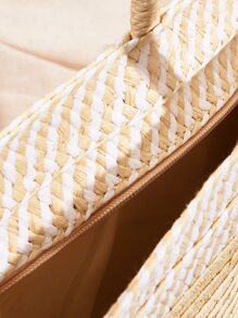 Túi Xách tay Nữ - Màu be - Xem 5