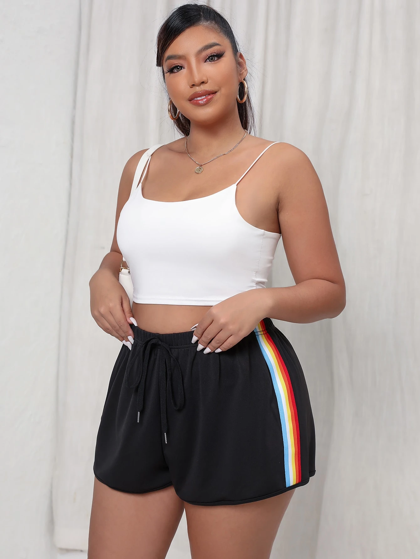 rainbow plus shorts
