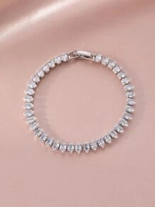 方晶鋯石裝飾手環