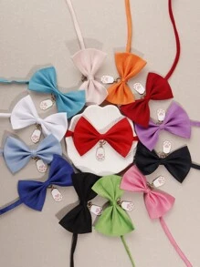 1 cái nơ màu ngẫu nhiên cho thú cưng - Nhiều màu - Xem 1