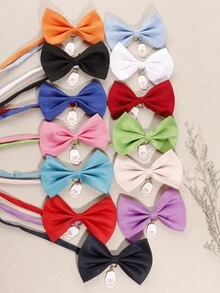 1 cái nơ màu ngẫu nhiên cho thú cưng - Nhiều màu - Xem 2