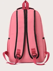 Ajustável Desenho Animado Carta Mochilas Infantis