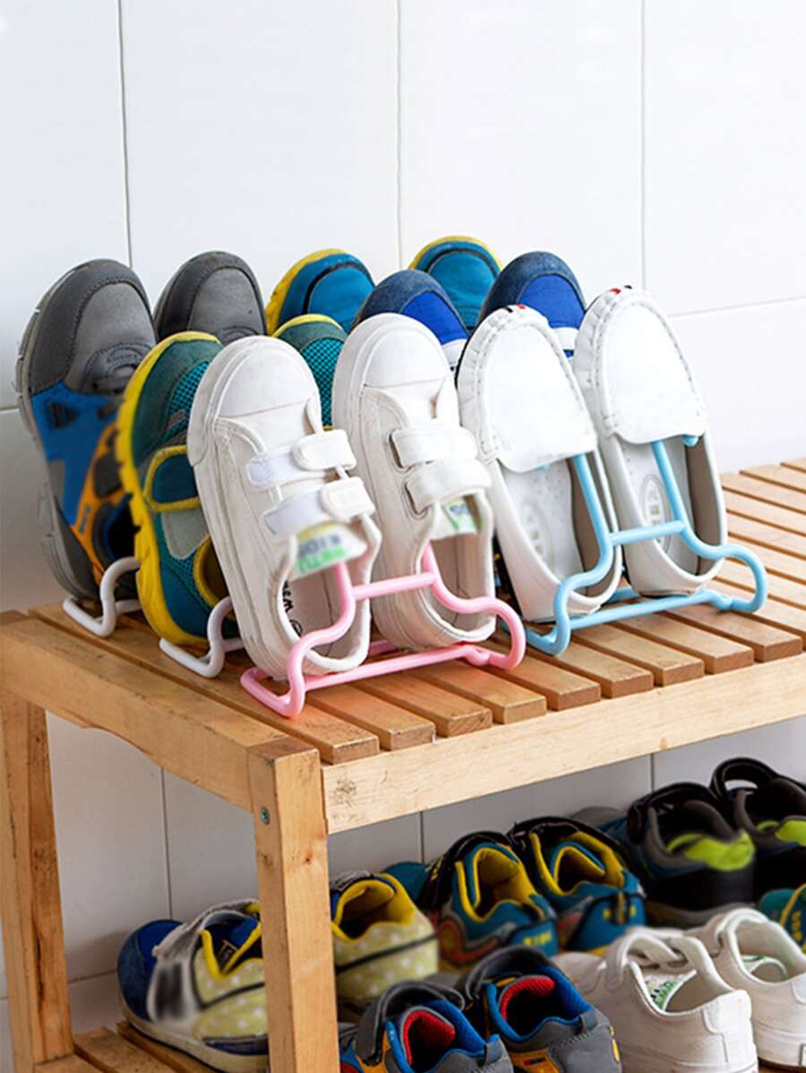 2 cái Giá lưu trữ giày màu ngẫu nhiên - Nhiều màu - Xem 1