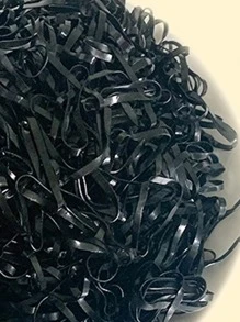 1000 chiếc dây buộc tóc trơn cho bé yêu Valentine - màu đen - Xem 3