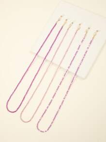 Chuỗi kính 3 cái - Nhiều màu - Xem 1