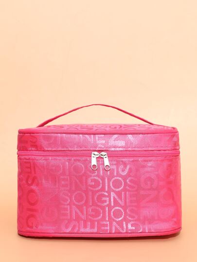 LetterGraphicMakeupBag - Popular on SHEIN