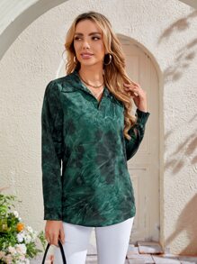 EMERY ROSE 紮染襯衫 - 彩色 - 查看 1