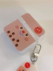 卡通奶茶圖案耳機殼適用於Airpods - 彩色 - 查看 6