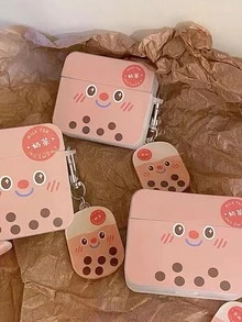 卡通奶茶圖案耳機殼適用於Airpods - 彩色 - 查看 7