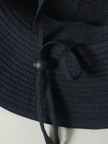 Mũ xô tối giản - màu đen - Xem 6