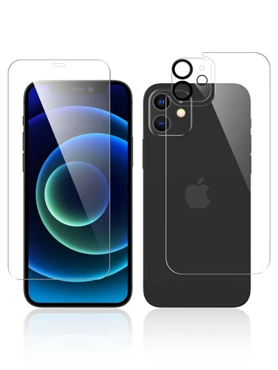 3 Stücke Gehärtetes Glas Handybildschirmschutz Set