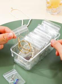 Hộp đựng đồ trang sức trong suốt 16 chiếc - Trong sáng - Xem 2