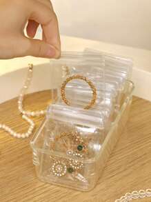 Hộp đựng đồ trang sức trong suốt 16 chiếc - Trong sáng - Xem 3