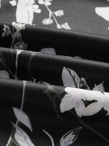 Manfinity Áo thun có cổ Nam Nút phía trước Hoa Sọc Kỳ nghỉ - Nhiều màu - Xem 3