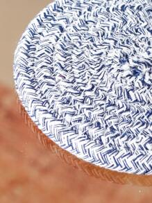 1pc dệt tròn Coaster - Nhiều màu - Xem 7