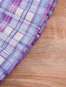 Bộ thời trang bé gái Sọc ca rô Sẵn sàng - trắng - Xem 7