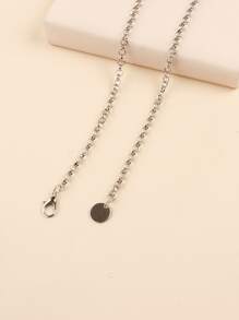 Round Charm Waist Chain Belt Street - Silver - View 4