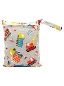 2 cái Túi đựng tã giấy in xe kỹ thuật - Nhiều màu - Xem 3