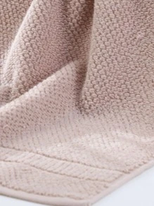 1入組素色浴巾 - 駝色 - 查看 3