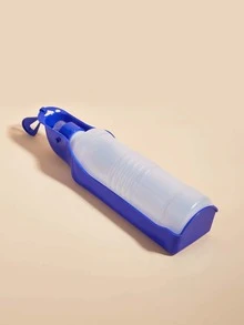 藍色便攜寵物旅行水壺