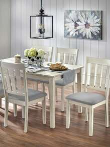 素色椅子座套 - 淺灰色 - 查看 1