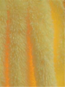 1pc Apple Print Washcloth - Yellow - View 3