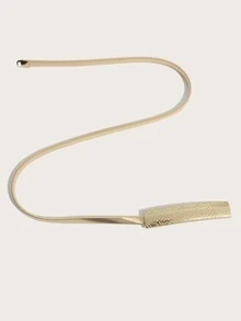 Cinturón con diseño geométrico - Dorado - Ver 3
