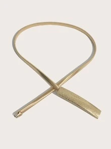 Cinturón con diseño geométrico - Dorado - Ver 4