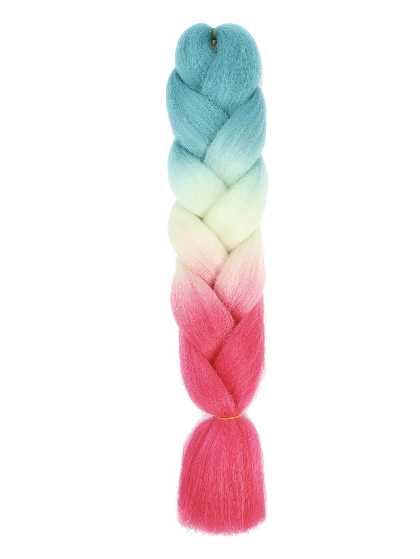Ombre Jumbo Braiding Hair Extensions 24 Inch High Temperature Synthetic Fiber Hair Extensions For Box Braids Braiding Hair - Multicolor - View 1
