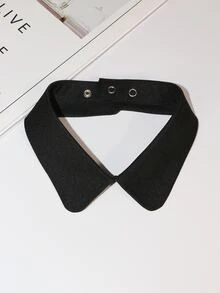 Cổ áo Dickey - màu đen - Xem 1