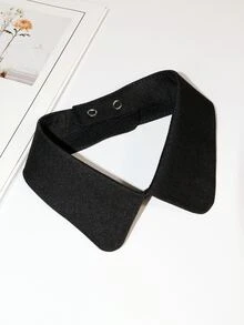 Cổ áo Dickey - màu đen - Xem 2