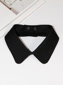 Cổ áo Dickey - màu đen - Xem 3