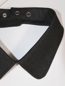 Cổ áo Dickey - màu đen - Xem 4