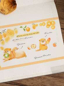 1pc Phim hoạt hình Động vật In Nhãn dán Ngẫu nhiên - Nhiều màu - Xem 2