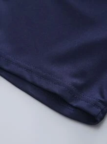 小男童字母和椰子樹圖案T恤和短褲 - 彩色 - 查看 3