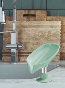 1 pieza Jabonera con diseño de hoja - Verde - Ver 7