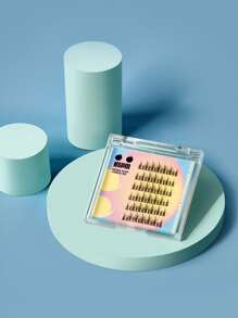 HSPM 1box 8mm-10mm Individual False Eyelashes - Black - View 4